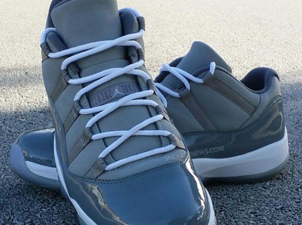 Air Jordan Cool Logo - Air Jordan 11 Low Cool Grey April 2018 528895-003 | SneakerNews.com