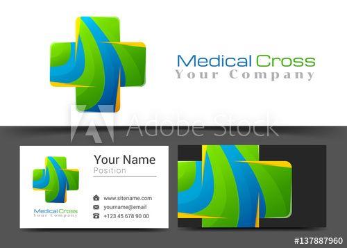 Cross Company Logo - Cross Medical Corporate Logo and Business Card Sign Template ...