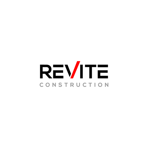 Simple Company Logo - ReVite Construction COMPANY LOGO & BOLD