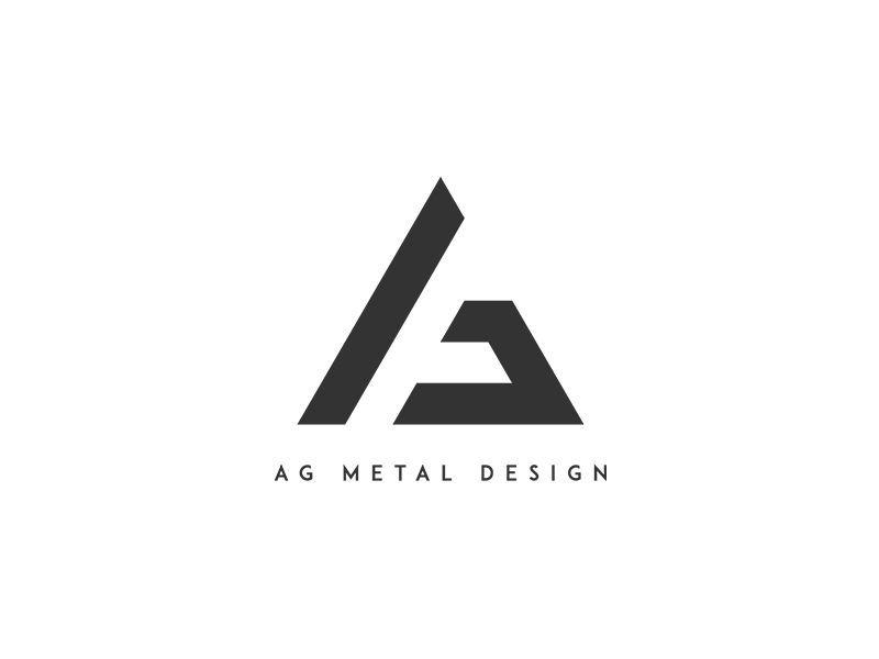 Simple Company Logo - AG Metal Design - Logo | Logo ideas | Pinterest