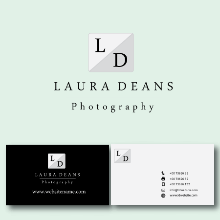 Simple Company Logo - Minimalist and Simple logo design with Photography Tagline