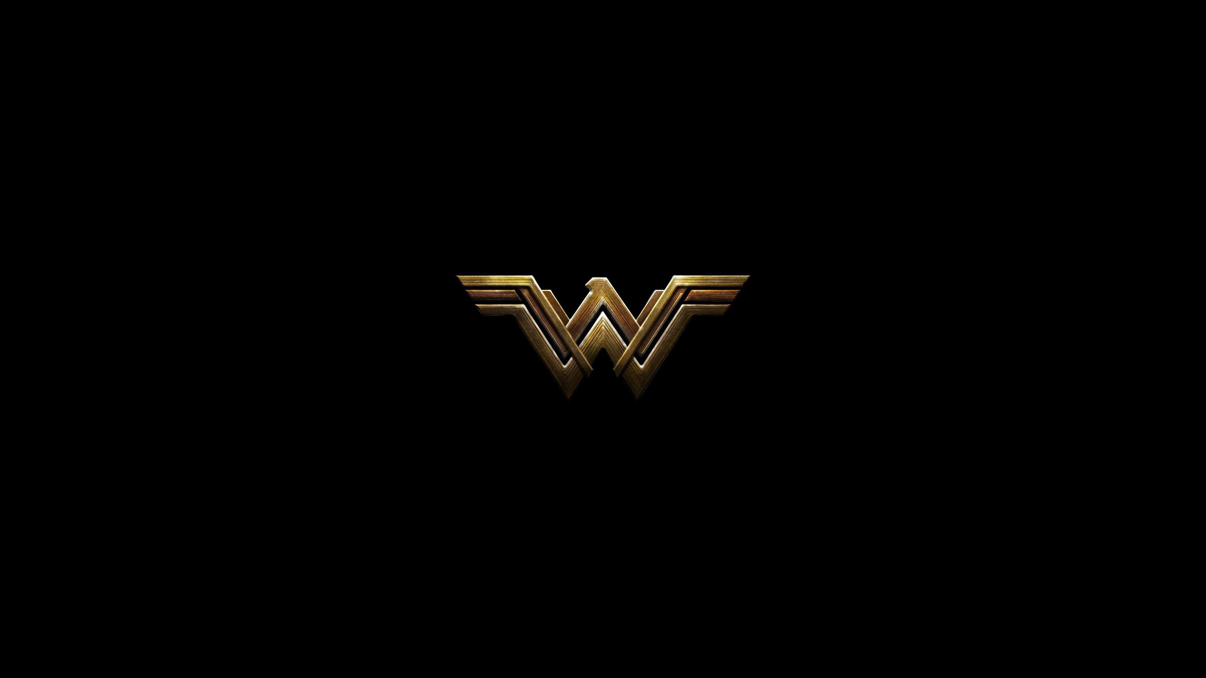 Dark Logo - Wonder Woman Dark Logo 4k, HD Superheroes, 4k Wallpaper, Image