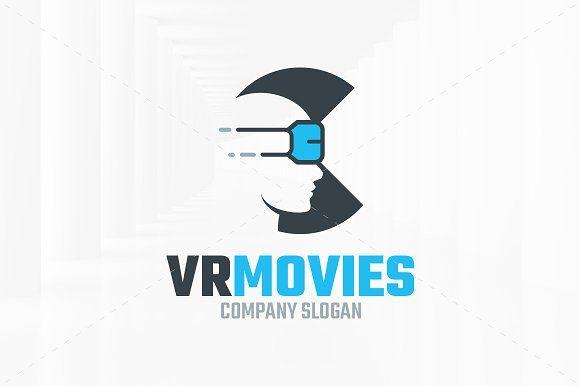 VR Logo - VR Movies Logo Template Logo Templates Creative Market