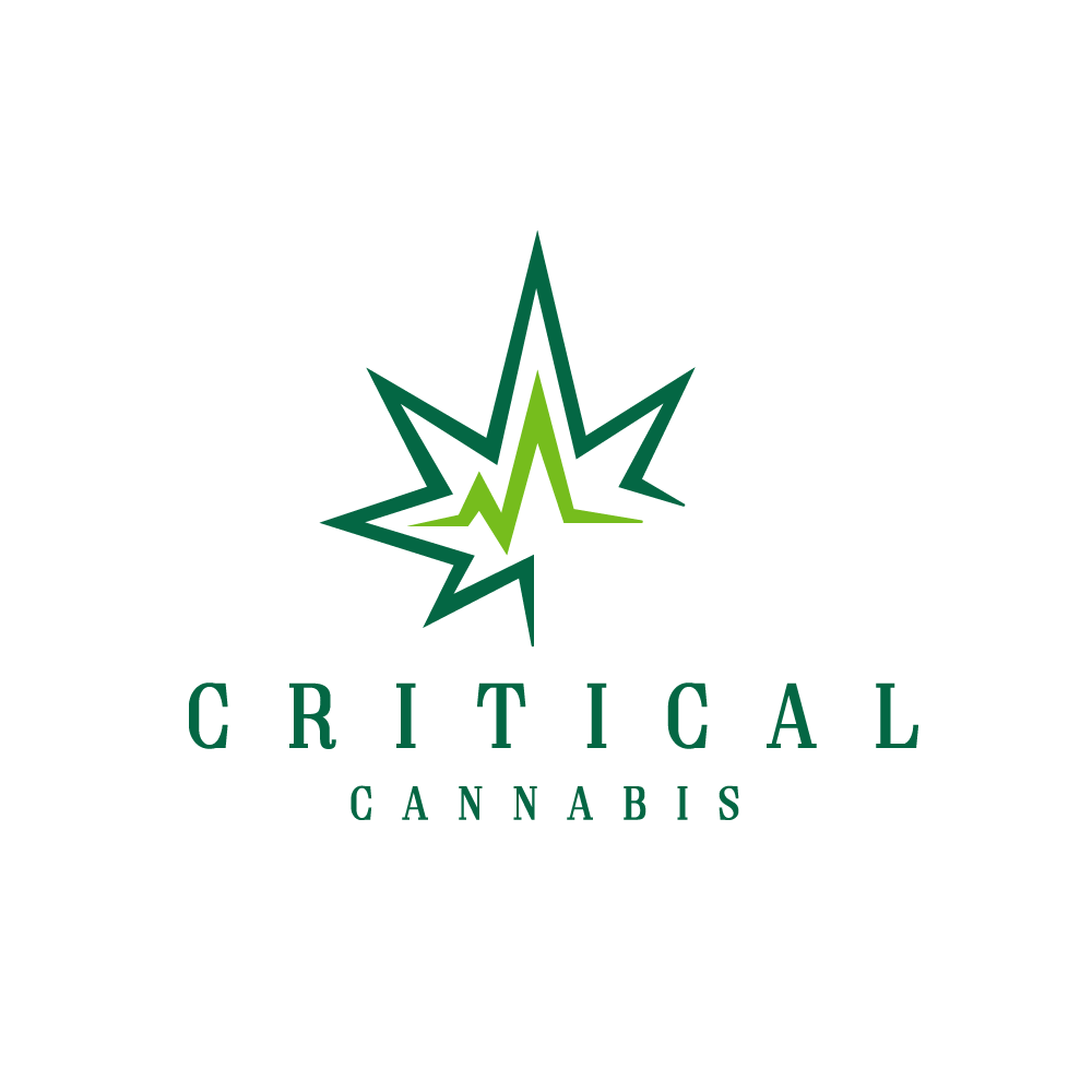 Marijuana Leaf Logo - For Sale: Critical Cannabis Marijuana Leaf Logo Design | Logo Cowboy