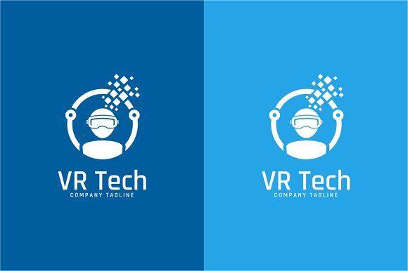 VR Logo - Virtual Realty - VR Logo Template ~ Logo Templates ~ Creative Market