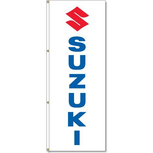 Suzuki Logo - Buy 3x8ft Vertical Suzuki Logo Flag - 3'x8' Vertical Logo Flags ...