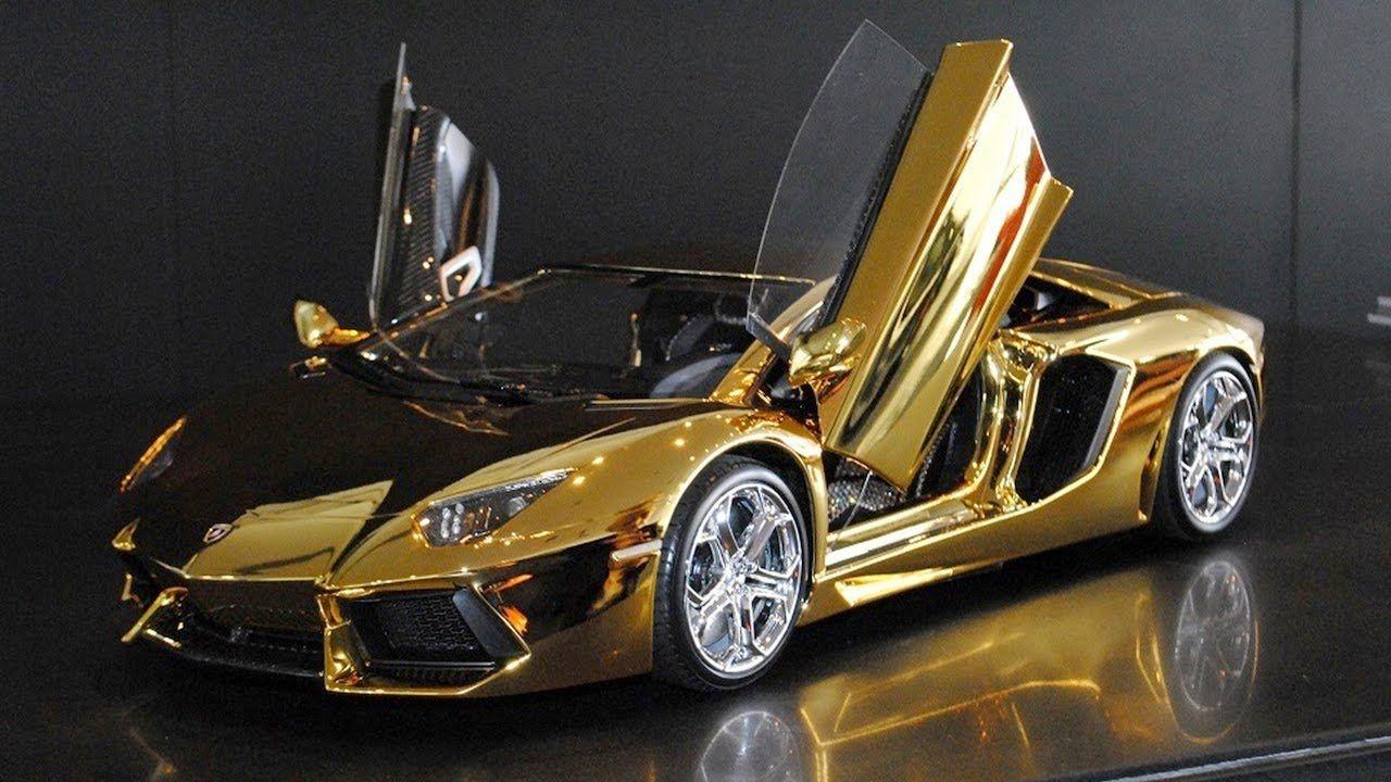 Cool Lambo Logo - World's Most Expensive Model Car: Golden Lamborghini - YouTube