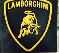 Cool Lambo Logo - lamborghini 3D Models to Print