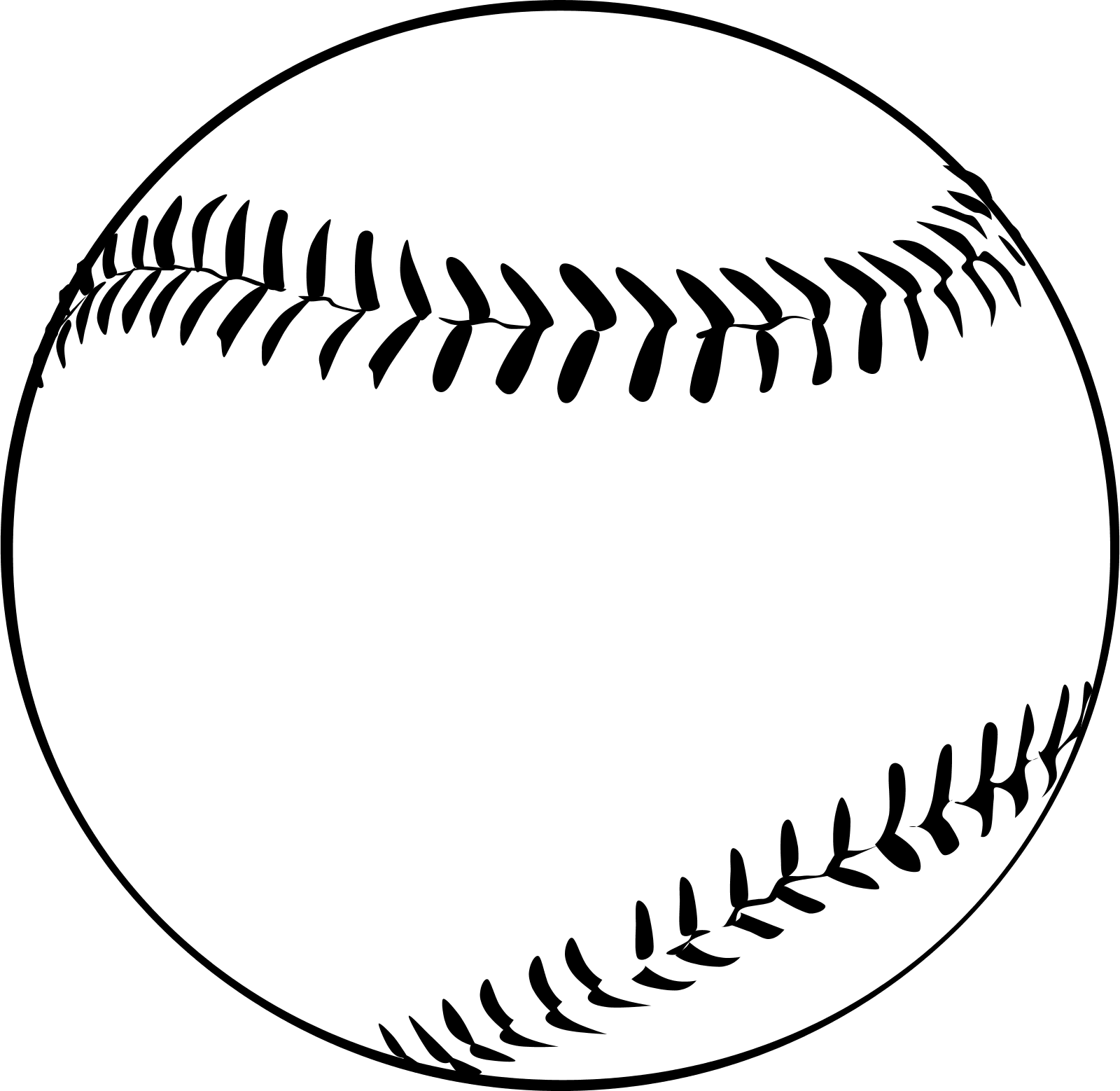 Black and White Baseball Logo - Baseball logos image royalty free stock