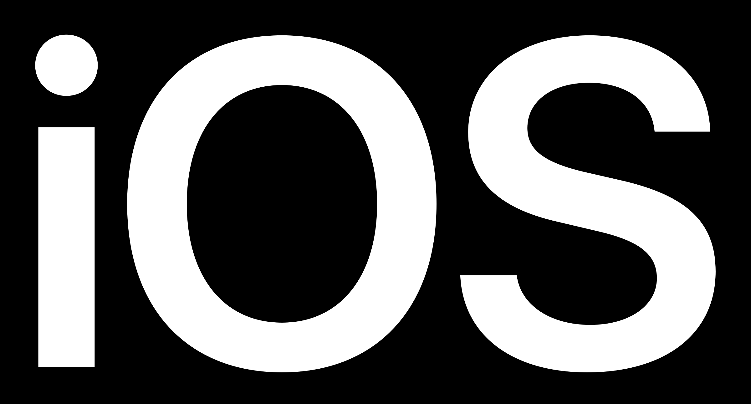 Black and White iOS Logo - iOS Logo PNG Transparent & SVG Vector