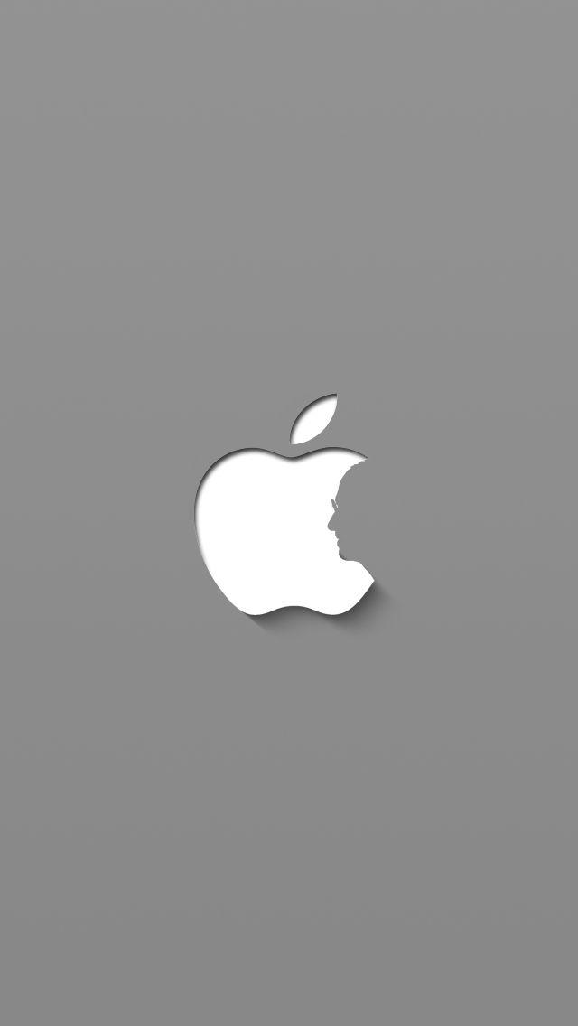 Black and White iOS Logo - 60 Apple iPhone Wallpapers Free To Download For Apple Lovers ...