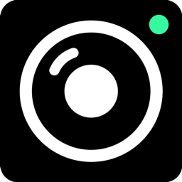 Black and White iOS Logo - BlackCam App iOS and Android