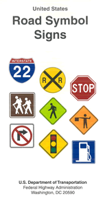 Orange and Yellow Dots with Red Circle Logo - United States Road Symbol Signs - FHWA MUTCD