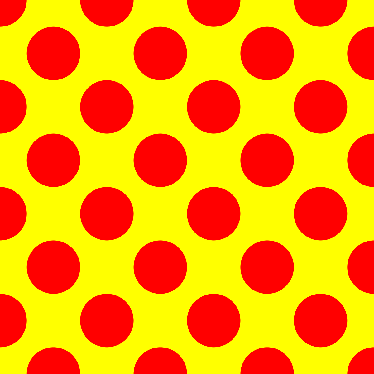 Orange and Yellow Dots with Red Circle Logo - Polka dot