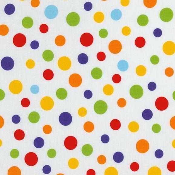 Orange and Yellow Dots with Red Circle Logo - RJR Primary Color Polka Dot Red Blue Green Yellow Orange Childrens ...