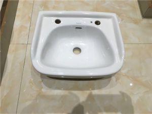 Bathroom Sink Logo - China Nigeria Ceramic Basin Two Hold Small Basin Africa Design