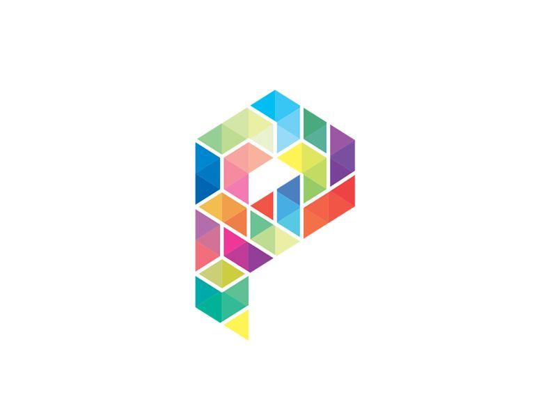 Flat P Logo - P Logo. Logos, Corporate identity and Graphics