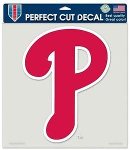 Flat P Logo - Philadelphia Phillies P Logo WC 8x8 Decal Reusable Flat Vinyl Die
