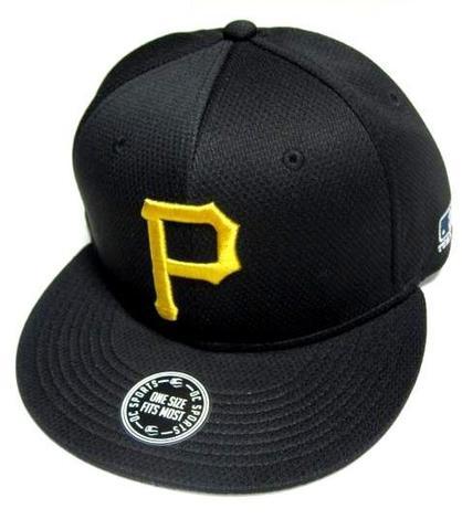 Flat P Logo - Pittsburgh Pirates MLB OC Sports Hat Cap Q3 Flat Visor Yellow P Logo