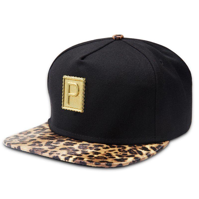 Flat P Logo - NYUK Classic Gold Letter P Logo Flat Brimmed Hat 5 Colors Sport ...