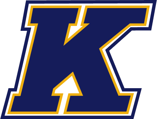 Yellow and Blue K Logo - Kent State K logo.png