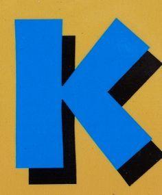 Yellow and Blue K Logo - Best K image. Calligraphy, Typography, Graphics