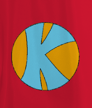 Yellow and Blue K Logo - Red yellow blue circle Logos