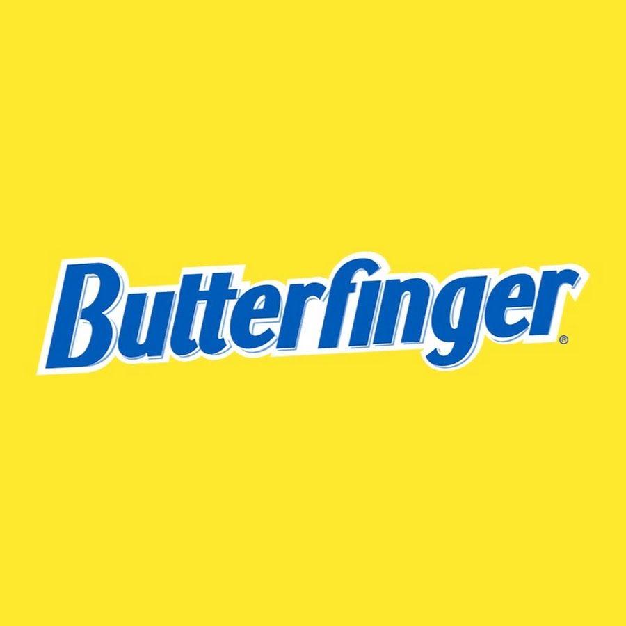 Yellow and Blue K Logo - Butterfinger