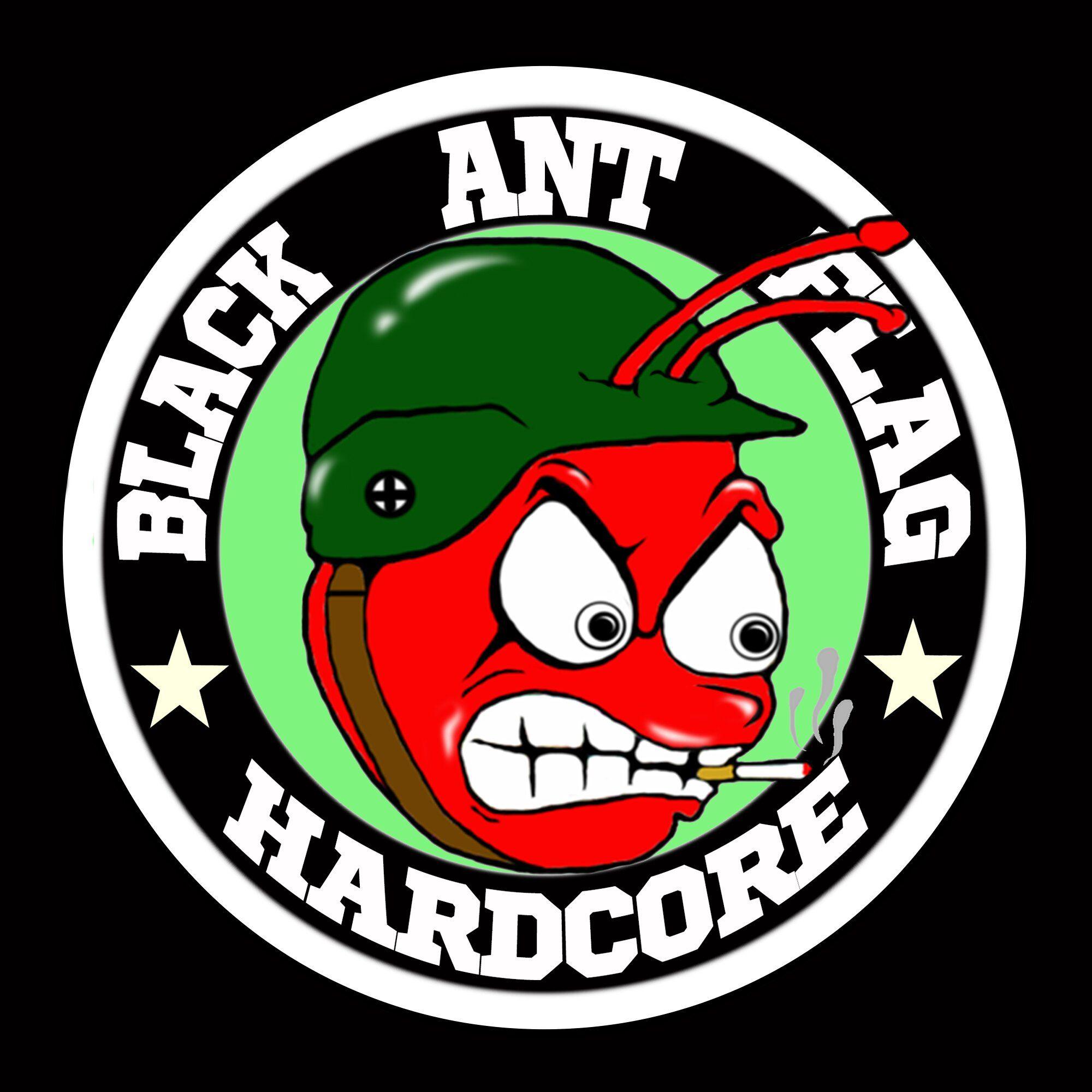 Black Ant Logo - BLACK ANT FLAG HC