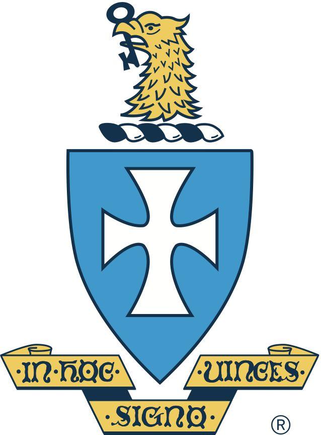 Shield White Cross Logo - Coat of Arms. Sigma Chi Fraternity