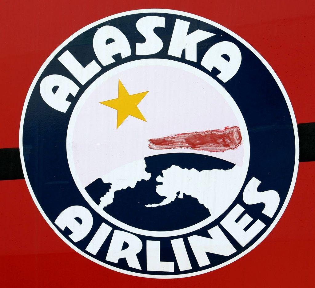Alaska Airlines Old Logo - Old logo for Alaska Airlines. Taken at the Alaska Airmen's