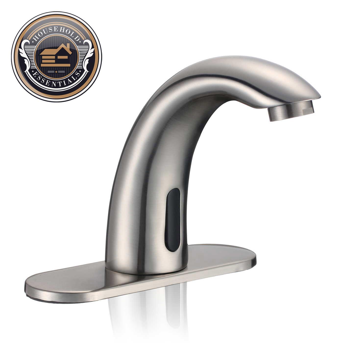 Bathroom Sink Logo - Touchless Bathroom Sink Faucet - Commercial Hands Free Tap | eBay