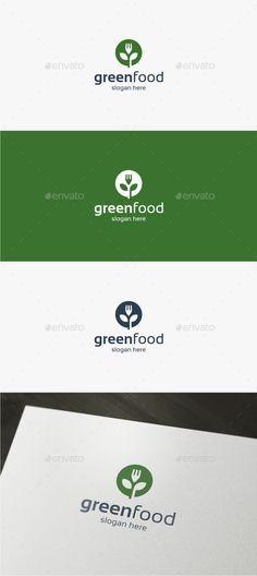 Green Food Colored Logo - 144 Best Food logos images | Brand design, Branding design ...