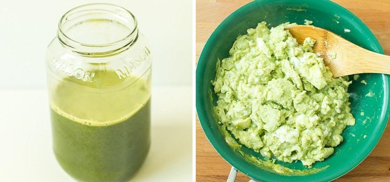 Green Food Colored Logo - How to Make All-Natural Green Food Dye for St. Patrick's Day « Food ...