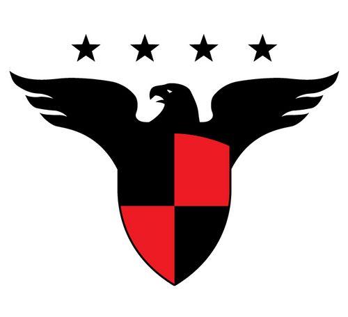 Black and Red Eagles Logo - ScreamingEagles