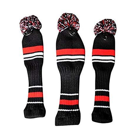 Black and Red Eagles Logo - Amazon.com : Eagles Golf Head Cover One Set Black Red White Wool ...