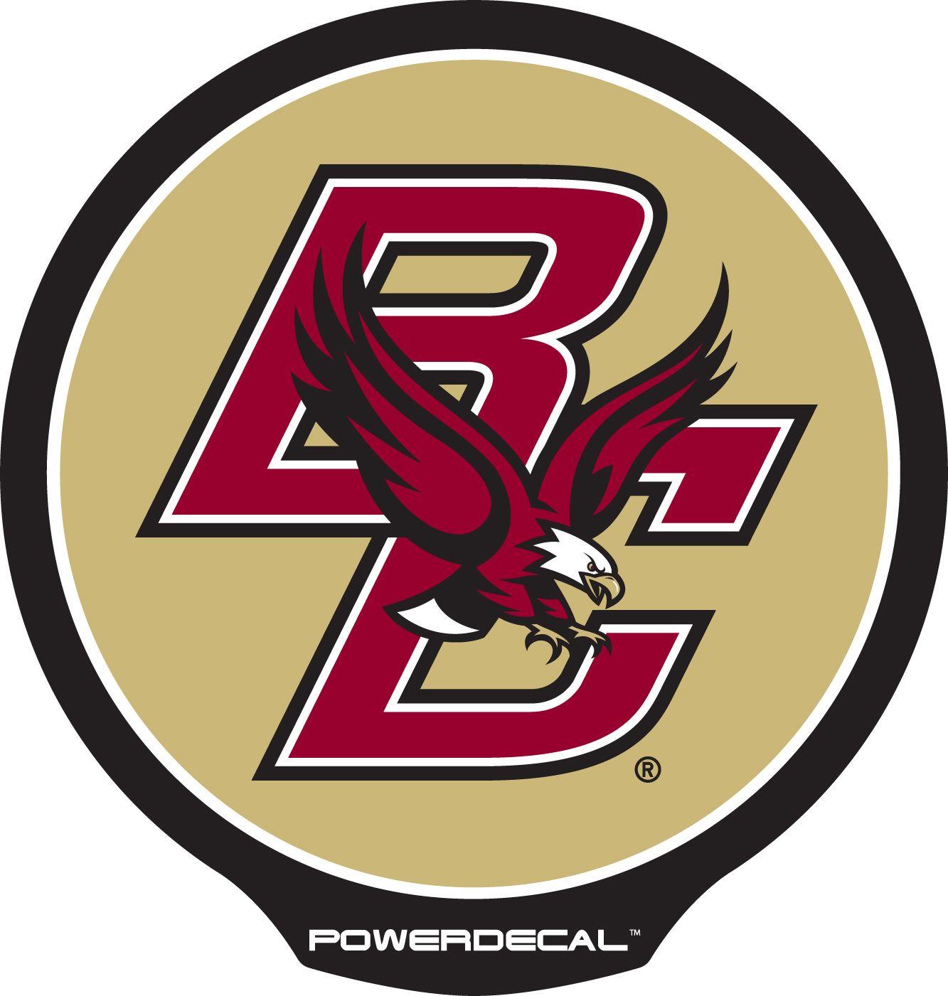 Black White and Gold Logo - PowerDecal PWR240201 Decal College Boston College Eagles Logo ...