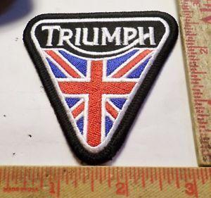 Vintage Triumph Logo - Vintage Triumph logo patch old British motorcycle collectible biker ...