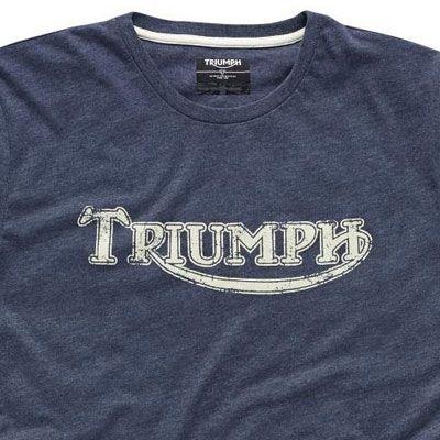 Vintage Triumph Logo - Triumph 2016 Vintage Logo Navy MTSS15001
