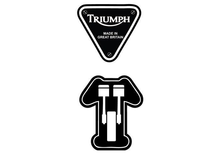 Vintage Triumph Logo - Triumph Motorcycle Logo Vector 119735 - WeLoveSoLo