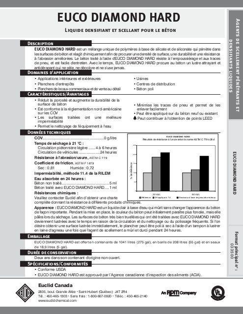 Diamond Chemical Co Logo - EUCO DIAMOND HARD - Euclid Chemical Co