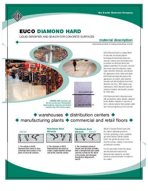 Diamond Chemical Co Logo - Euco Diamond Hard - Densifier and Sealer - Euclid Chemical Co