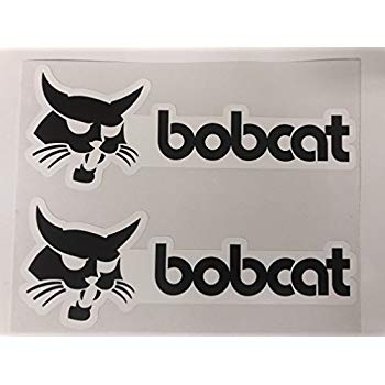 Bobcat Logo - Amazon.com: 2 Bobcat Logo Little b Name Decals: Automotive