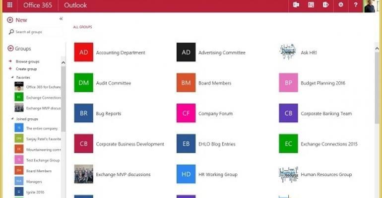 Outlook Office 365 Logo - Using Office 365 Groups with Outlook 2016 | IT Pro