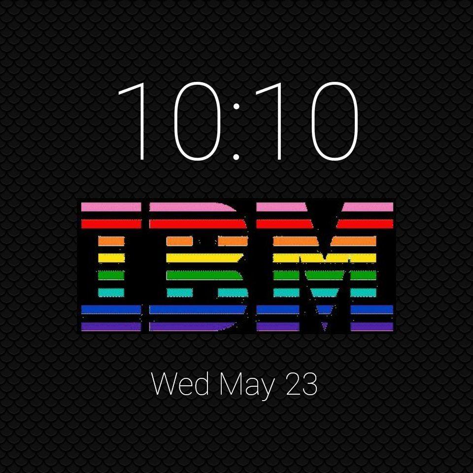 IBM Rainbow Logo - IBM Rainbow logo for Moto 360 2015