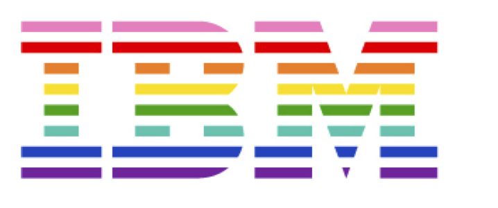 IBM Rainbow Logo - IBM - LGBT+ Support