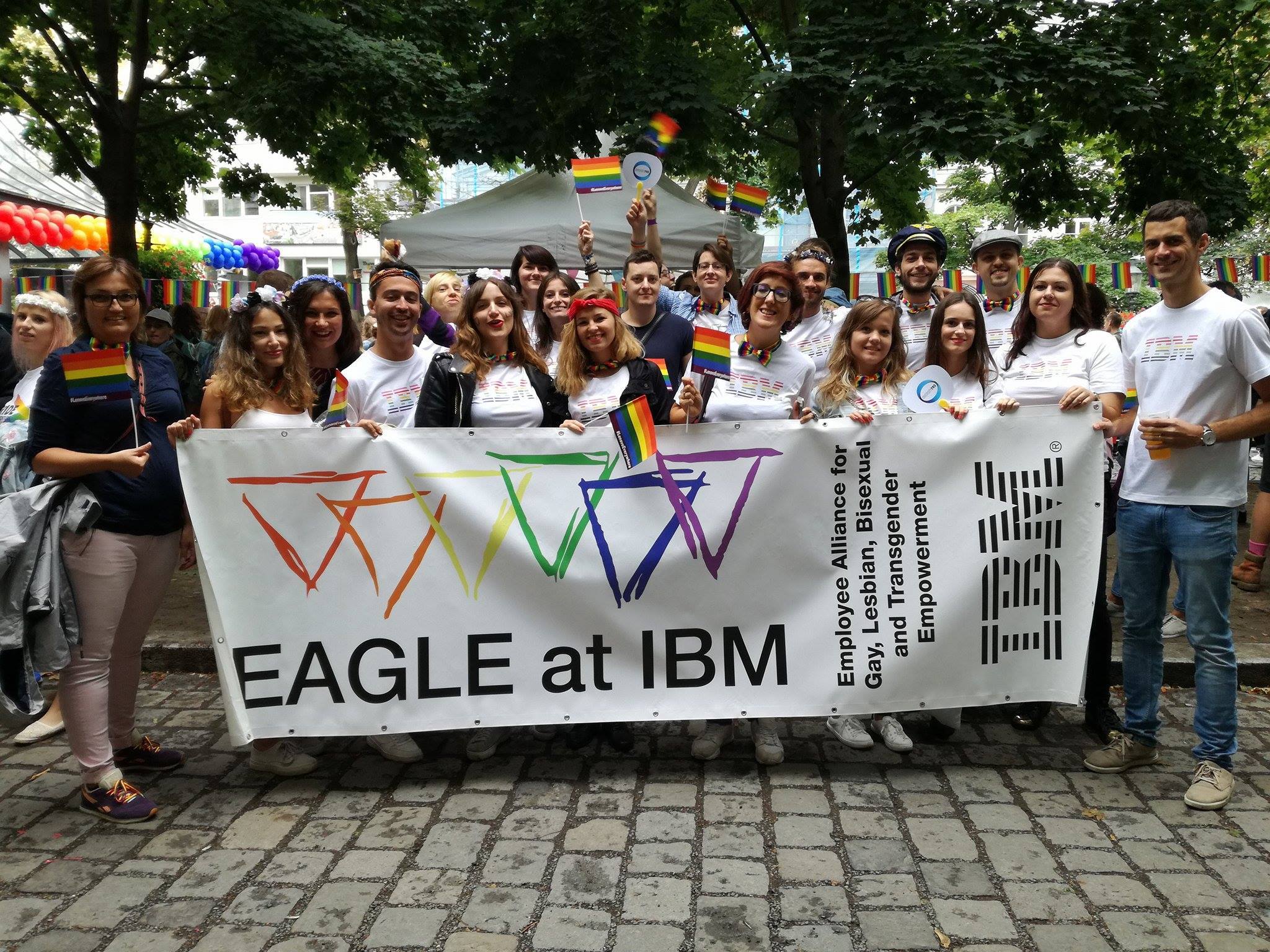 IBM Rainbow Logo - IBM Rainbow Pride 2017