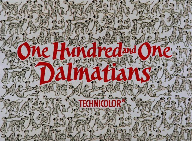 101 Dalmatians Title Logo - 101 Dalmatians (1961) Disney
