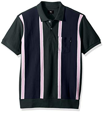 Obey Sport Logo - Obey Men's Watermark Short Sleeve Polo Shirt, Green Multi, XXL