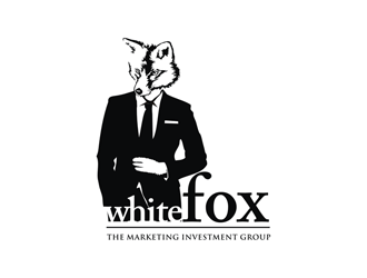 White Fox Head Logo - White Fox logo design - 48HoursLogo.com